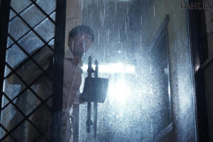 Stranded with Soaking Wet Coworker Until Morning