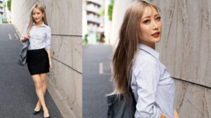 Pantyhose Gal OL: Fixed Dildo Tasting Game – Guess Right and Win Prize Money!