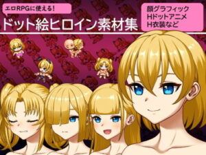 Erotic RPG Heroine Dot Art Material Pack