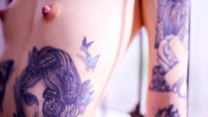 Tattooed Beauty’s AV Debut: Dominant Queen’s Confession of Desire to Be Dominated – Kanae Haruki