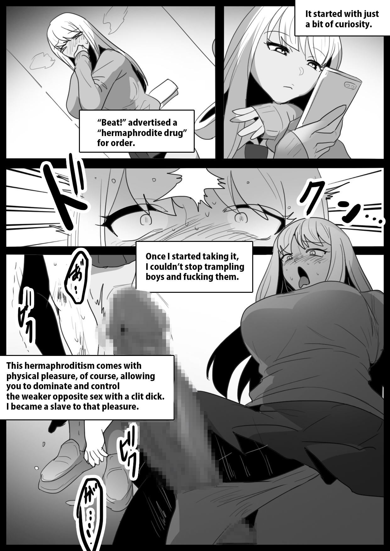 Lesbian Couple Targeted by Dominant Futanari Girl