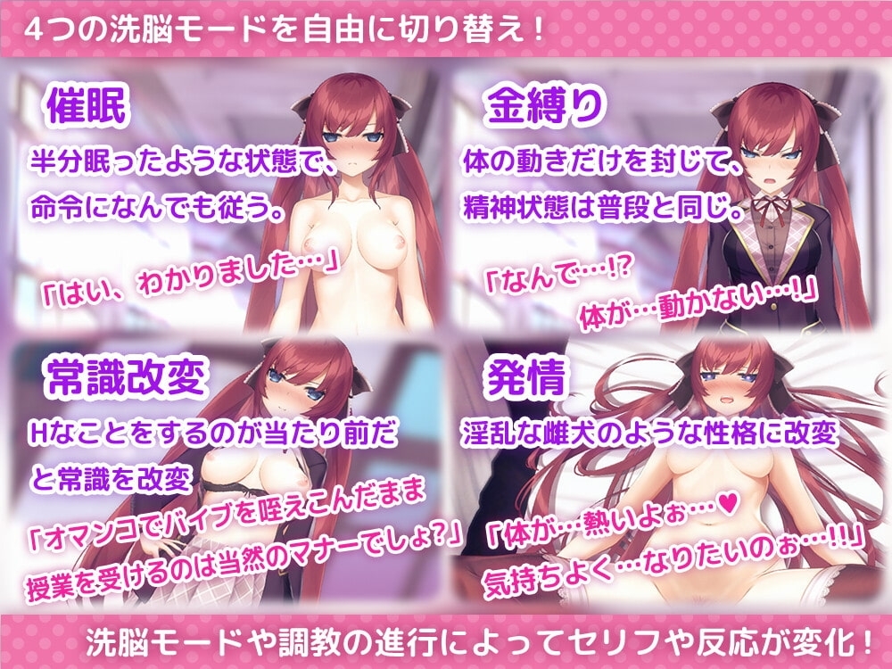 Brainwashing App: Control the Arrogant Ojou-sama Simulation