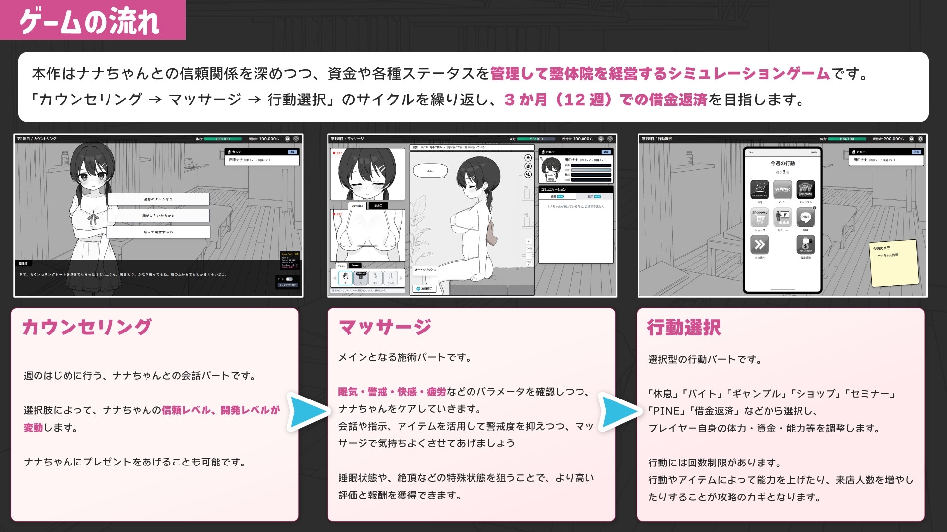 【Android】Thrilling! Sensual Massage [Twin Tail Church]