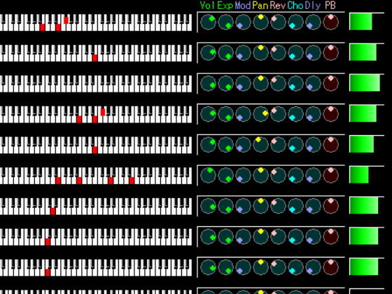 MKS Series MIDI Signal Indicator (Roland Soft)