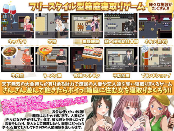 Ultra-Rich Disguised as Commoner: Freestyle Sandbox NTR Game