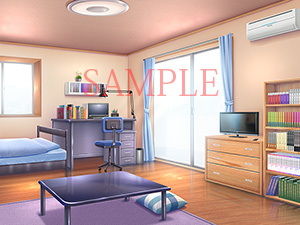 Royalty-Free Background CG Assets: Boy's Room & Ojou-sama Room