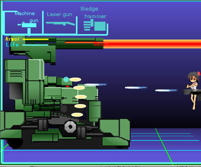 Undressing Defense System - Touching Strip Shooter