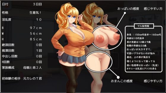 [Mobile Version] Busty Gal Train Molester [DLsite Play Box]