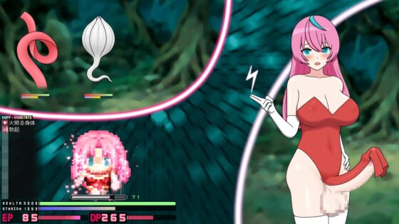 Sleepy Futanari's Semen Extraction Dungeon Rescue