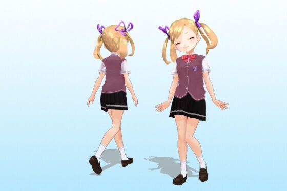 Emma Derossi - Class 2-3 #2 Summer Uniform 3D Model