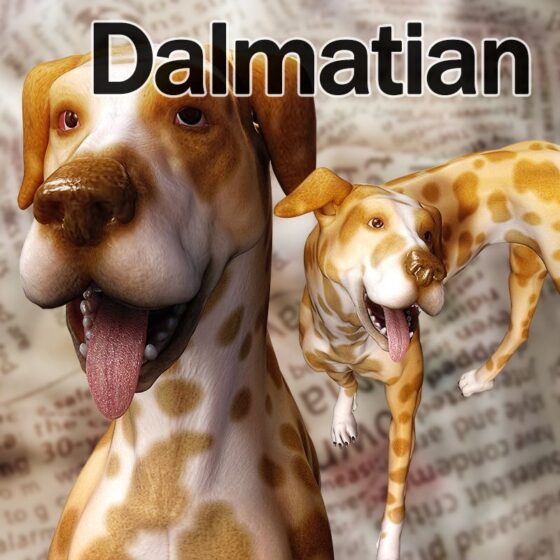 CL-Dalmatian for Poser8Dog by Choco to Koko