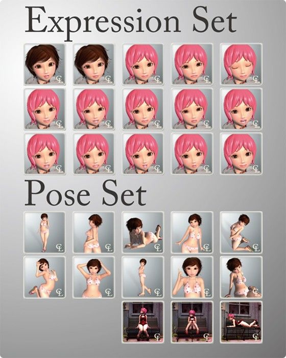 NATU Ver 3.1 SET - Poser Digital Figure