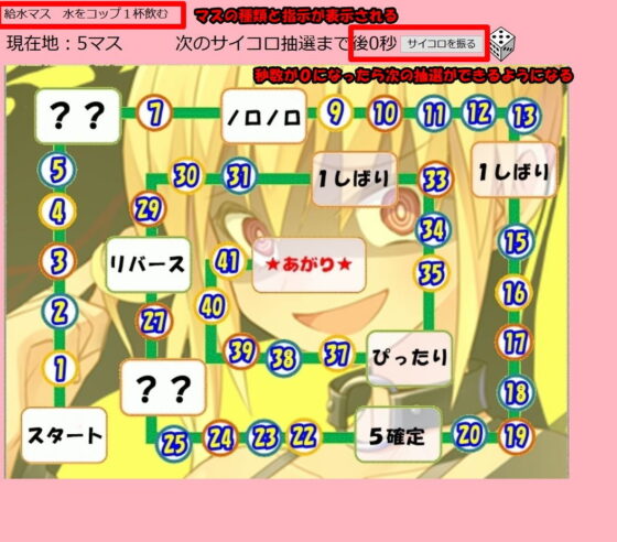 Pee Holding Sugoroku Game (Aone Company)