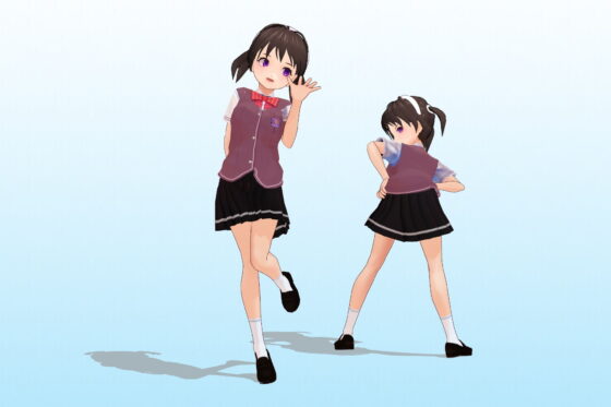 Takeishi Nanami Class 2-3 No. 16 Summer Uniform 3D Model
