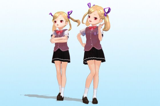 Emma Derossi - Class 2-3 #2 Summer Uniform 3D Model