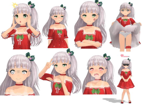 Maestrale Christmas Outfit MMD Model Ver.1.01