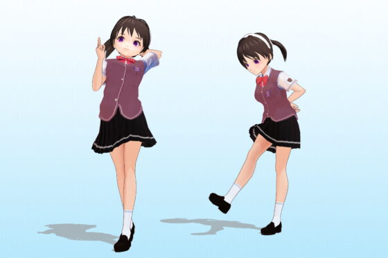 Takeishi Nanami Class 2-3 No. 16 Summer Uniform 3D Model