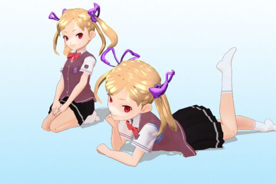 Emma Derossi - Class 2-3 #2 Summer Uniform 3D Model