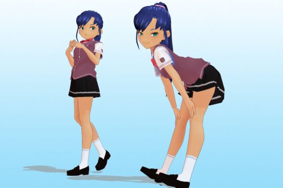 Mizutani Yuuki - Class 2-3 #25 Summer Uniform 3D Model