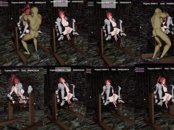 Female Knight Amelia and the Dark Organization ~Real-time 3D Restraint Simulator~