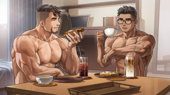 Spring with a Muscular and Lustful Tutor