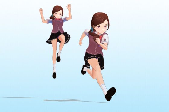 Akane Private High School - Class 2-3 #15 Koi Shirayumine Summer Uniform 3D Model