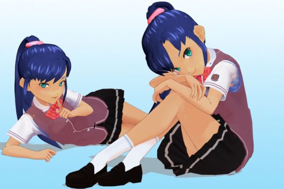 Mizutani Yuuki - Class 2-3 #25 Summer Uniform 3D Model