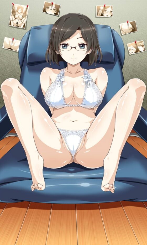 Black-Haired Glasses Girl Training for Windows Instant!3D-8