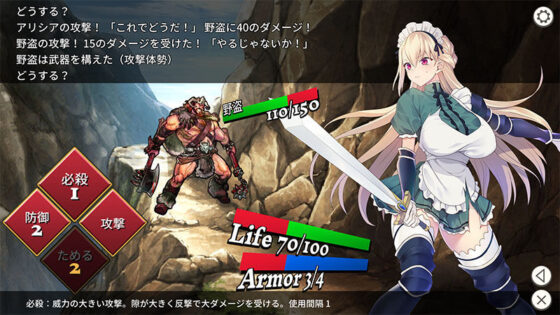 The Curse of Equipment Restriction: Maid Knight Alicia