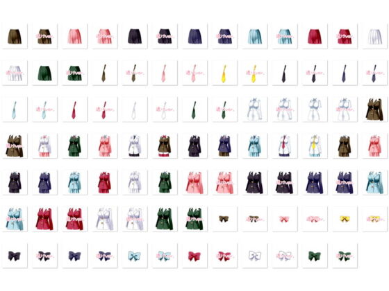 Sano Toshihide Your Personal Character Artist - Outfit Material Pack B: Blazer