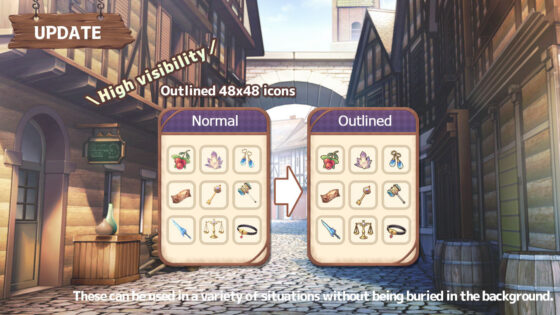 Illustration Icon Material Collection (Hidden Village in the Forest)