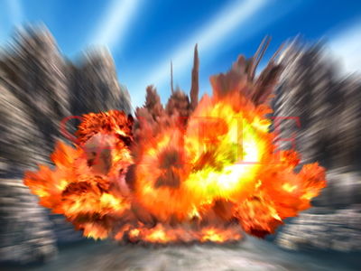 Royalty-Free Background CG Assets: Explosion Effects