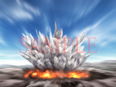 Royalty-Free Background CG Assets: Explosion Effects