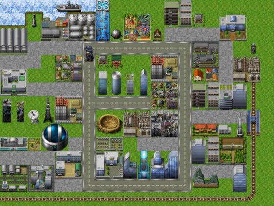 SF Near-Future to Modern Tileset & Map Chip Assets