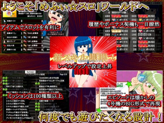 Authentic Slot Game: Internal Lottery × Mode Management 'Mefi☆Slot'