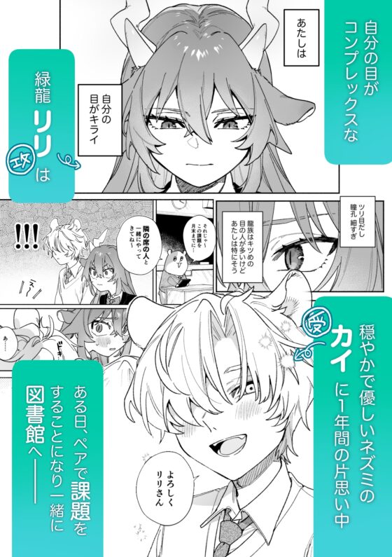 The Male Takes the Bottom: Green Dragon Girl & Mouse Boy