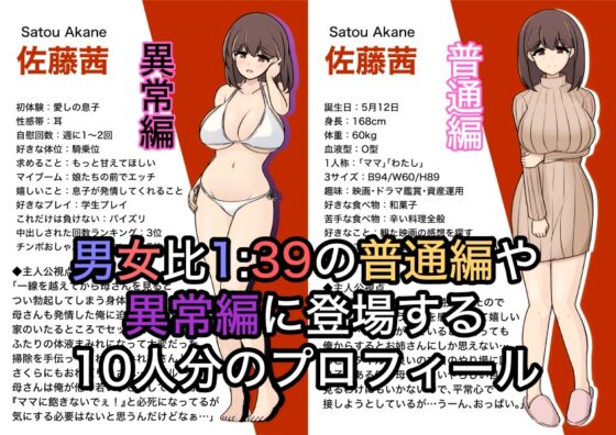 A Parallel World with 1:39 Male-Female Ratio is Unexpectedly Abnormal