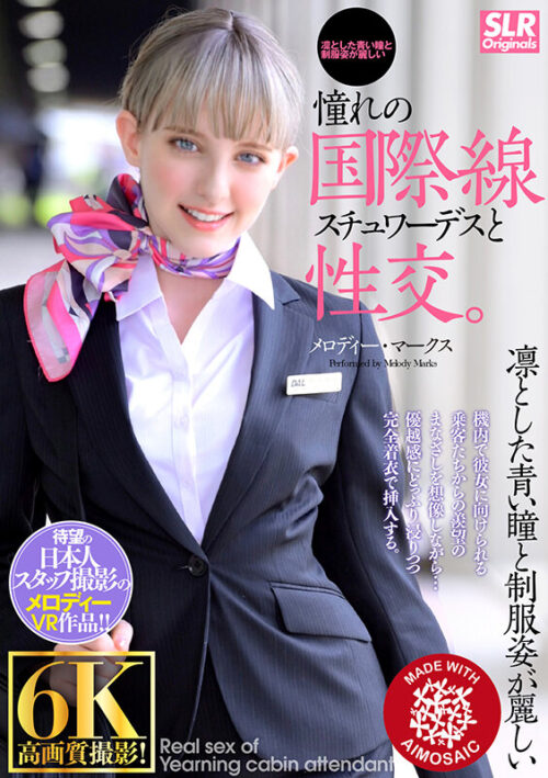 VR: Sexual Encounter with Dream International Flight Attendant Melody Hinata Marks
