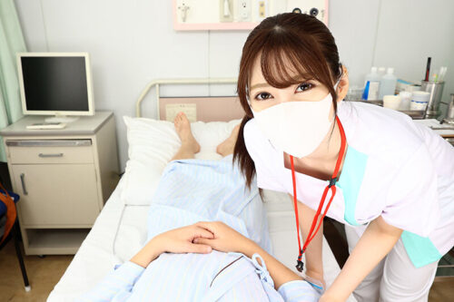 【VR】【8K VR】Slow Creampie with Masked Beautiful Nurse During Hospital Stay