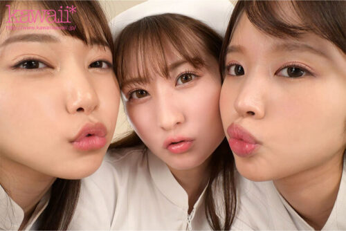 【VR】Reverse 4P Harem Nursing by 3 Stunning Nurses in Ceiling-Optimized 8K