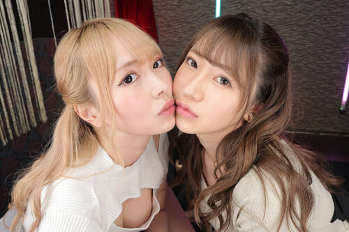 【VR】【8K VR】Invited to Drink at Home by Two Curvy Coworkers - Rio & Ran