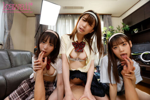 Creampie a Convenient Harem of 3 Sisters