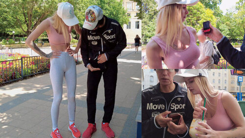 Universal Body Language: Picking Up Blonde Beauty with Amazing Body!