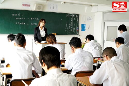 Female Teacher with J-Cup Breasts Forced into 12 Cumshots