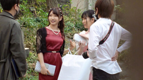Picking Up Wedding Guest Girls in Party Dresses 2