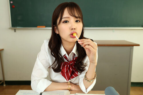 VR Intense Blowjob From Eager Schoolgirl - Arai Rima