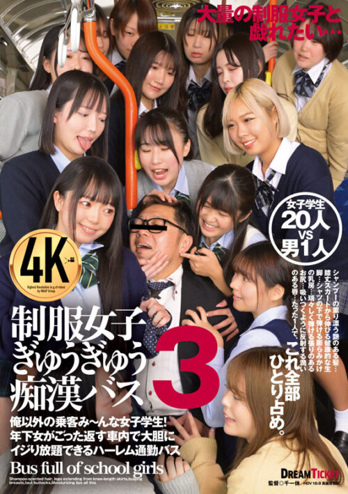 Packed Schoolgirl Molester Bus 3