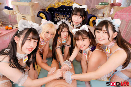 Cat Café Surprise: 6 Catgirl Harem VR