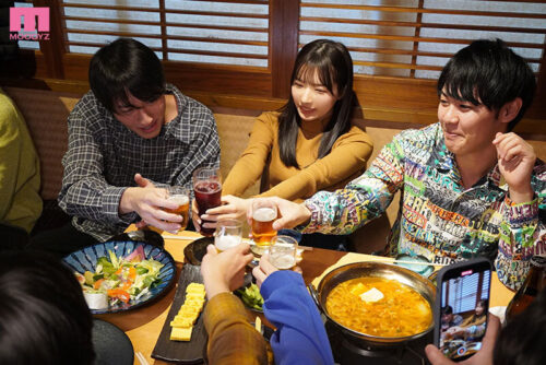 A Freshman's First Circle Mixer Becomes a Bukkake Gang Bang