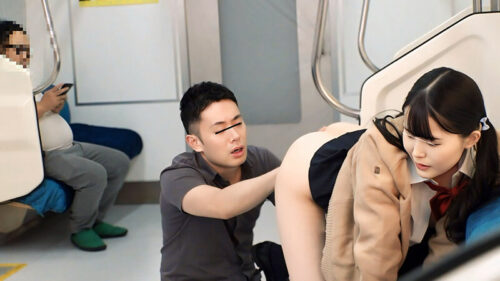 Provocative Hairless Angel Miina - Indecent Train Encounter